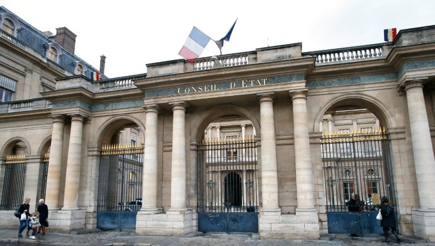 Vue extérieure en date du 9 janvier 2014 du Conseil d'Etat à Paris