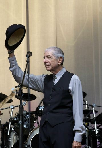 Leonard Cohen sur scène à Gent, le 12 août 2012