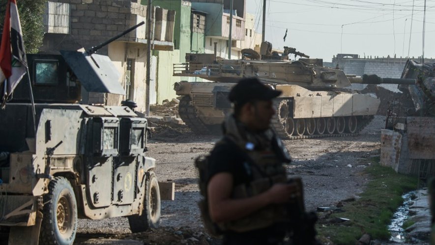 Les forces spéciales irakiennes le 13 novembre 2016 à Karkoukli