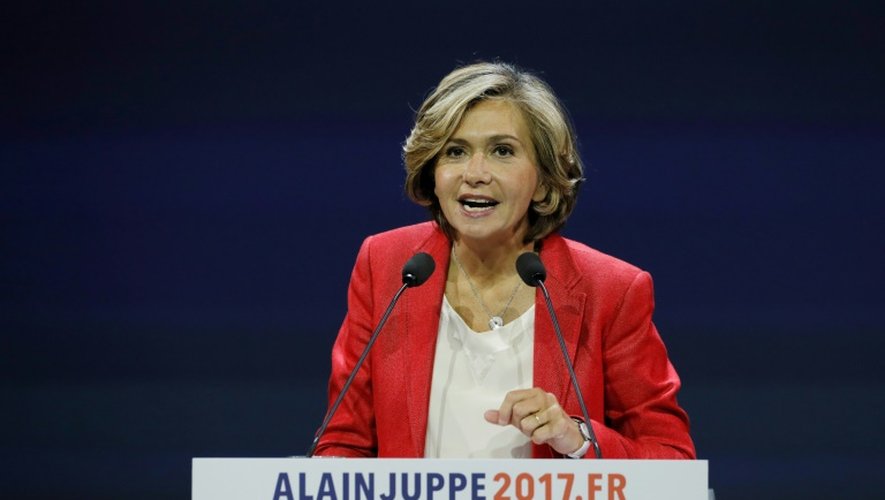 Valérie Pecresse lors du meeting d'Alain Juppé le 14 novembre 2016 au Zénith à Paris