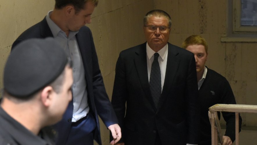 Le ministre russe de l'Economie Alexeï Oulioukaïev inculpé pour "extorsion de pot-de-vin" dans le tribunal BAsmanny de Moscou, le 15 novembre 2016