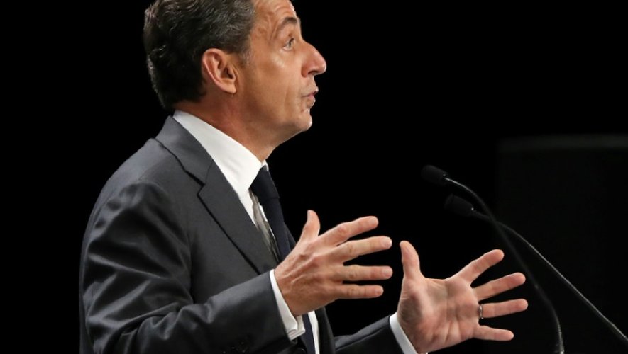 L'ex-président français Nicolas Sarkozy à Nice, le 15 novembre 2016