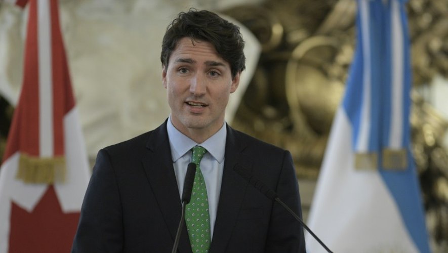 Le Premier ministre canadien Justin Trudeau, le 17 novembre 2016 à Buenos Aires, en Argentine