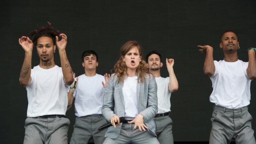 Christine and the Queens en concert à New York au Governors Ball Music Festival le 3 juin 2016
