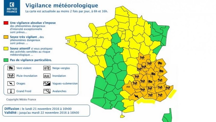 Inondations : l'Aveyron en alerte