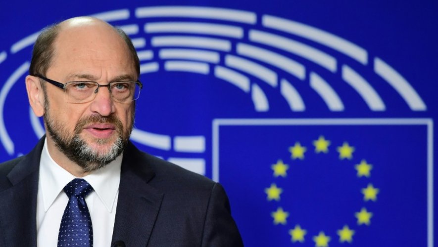 Le président du Parlement européen Martin Schulz à Strasbourg, le 21 novembre 2016