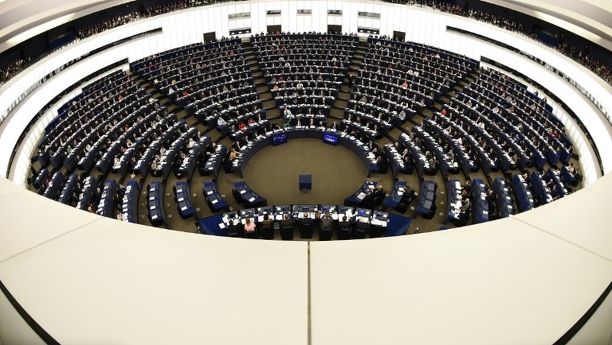 L'hémicycle du Parlement européen, le 22 novembre, à Strasbourg