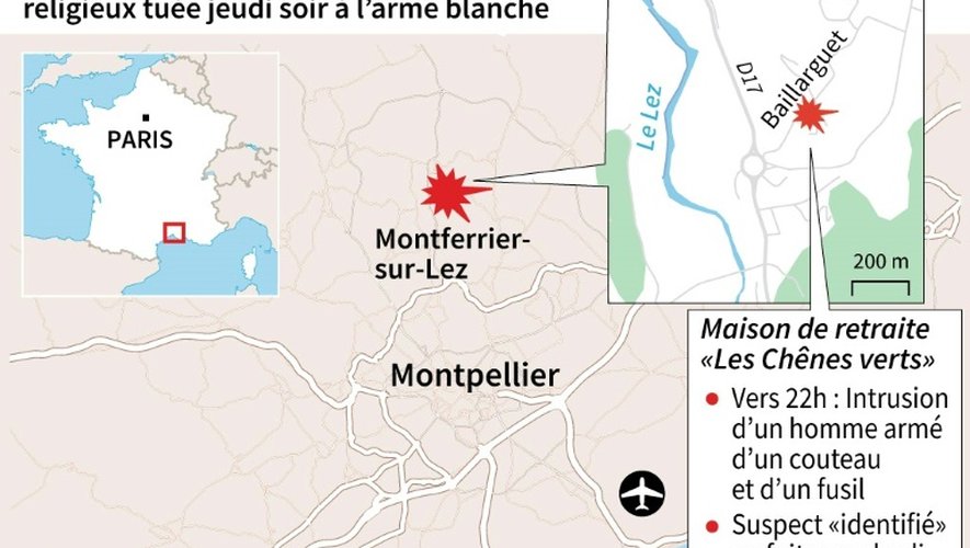 Interpellation du meurtrier de la maison de retraite près de Montpellier