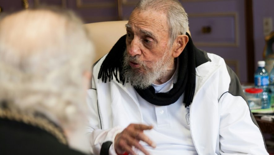 Fidel Castro le 13 février 2016 à Cuba