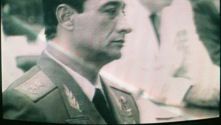 Capture d'écran en date du 25 juin 1989 du général cubain Arnaldo Ochoa, exécuté le 13 juillet 1989