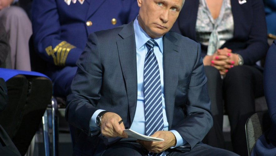 Le président russe Vladimir Poutine, le 22 novembre 2016 à Moscou