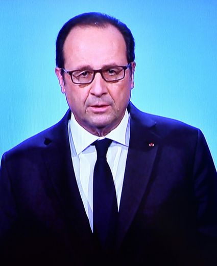Capture d'écran du discours de François Holande, à l'Elysée le 1er décembre 2016