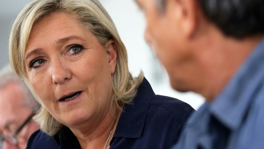 Marine Le Pen le 28 novembre 2016 à La Réunion