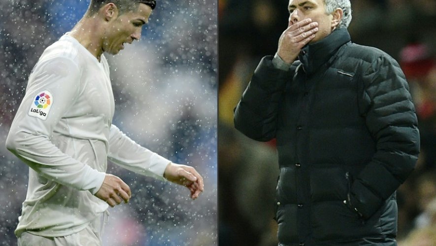 Photomontage représentant Cristiano Ronaldo et José Mourinho, réalisé le 2 décembre 2016