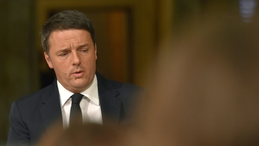 Le chef du gouvernement italien, Matteo Renzi, le 4 décembre 2016 à Rome