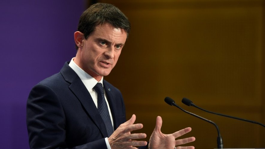 Le Premier ministre Manuel Valls le 2 décembre 2016 à Nancy