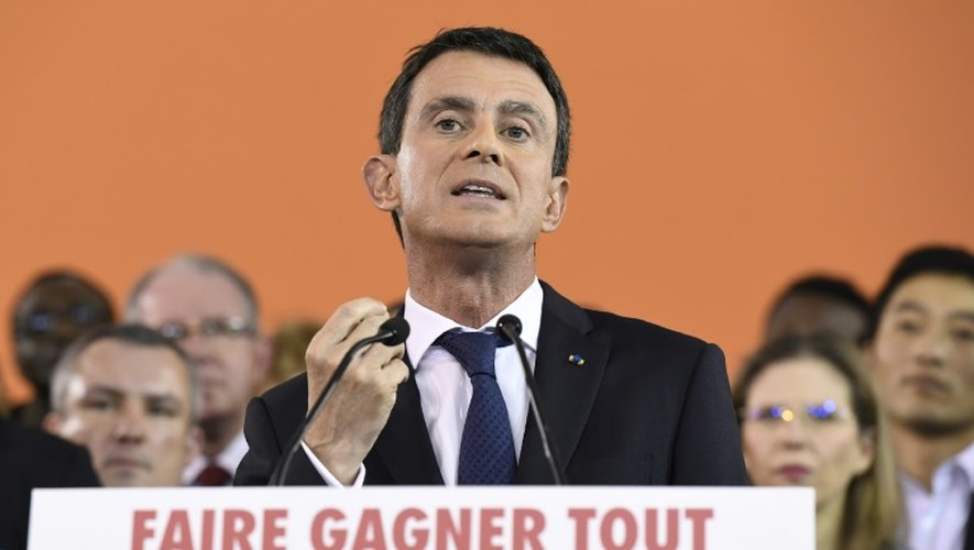 Manuel Valls à Evry le 5 décembre 2016