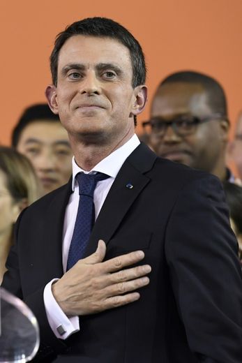 Manuel Valls lors de son discours d'Evry le 5 décembre 2016