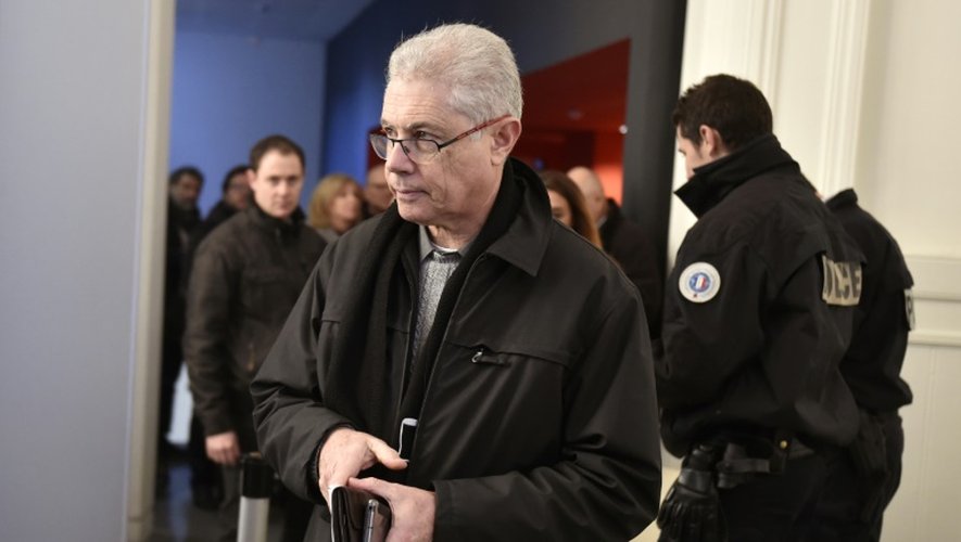 Luc Fournié à son arrivée au tribunal pour  son procès en appel le 7 décembre 2016 à Toulouse