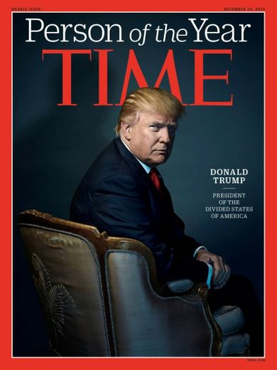 Couverture de Time magazine, le 7 décembre 2016 à New York