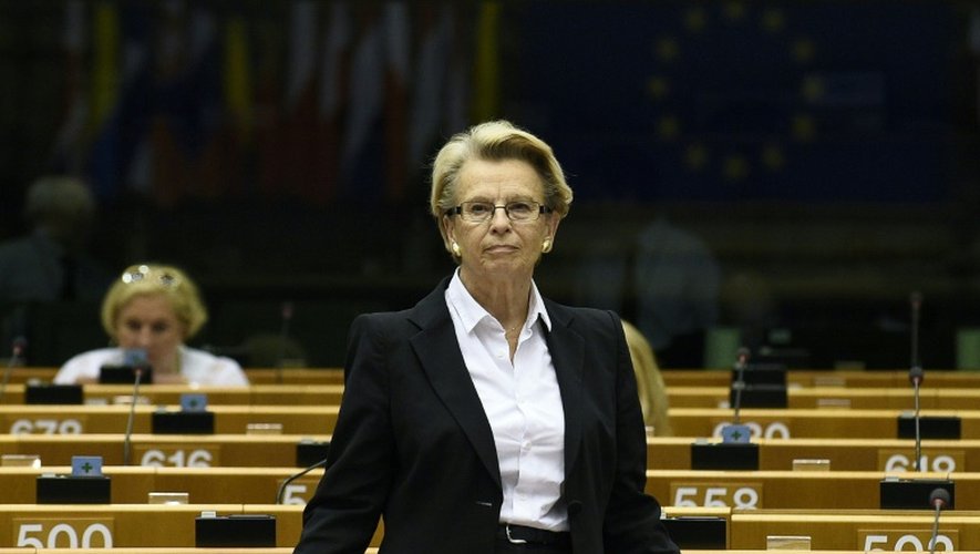 Michèle Alliot-Marie, le 23 juin 2016, à Bruxelles
