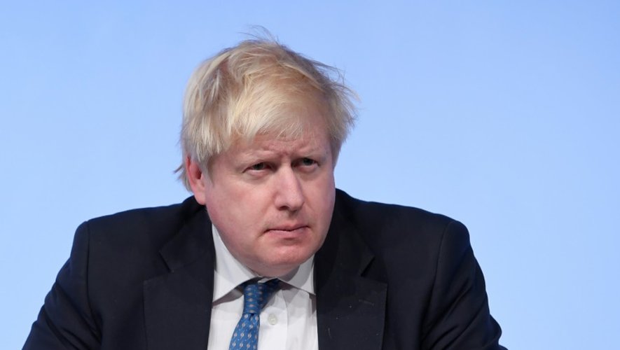Le ministre britannique des Affaires étrangères Boris Johnson à Rome, le 1er décembre 2016