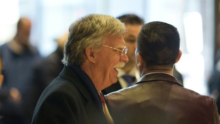 John Bolton, l'ancien ambassadeur à l'ONU arrive à la Trump Tower à New York le 2 décembre 2016