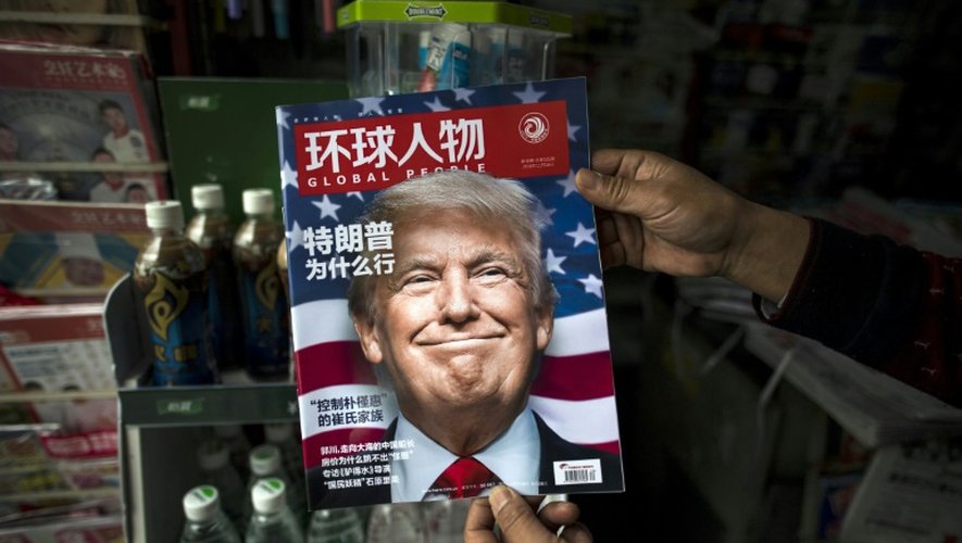 La couverture d'un magazine chinois, Global People, le 14 novembre 2016