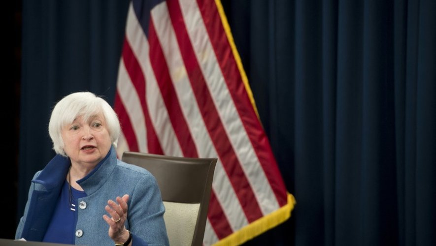 La présidente de la Fed, Janet Yellen, le 14 décembre 2016 à Washington
