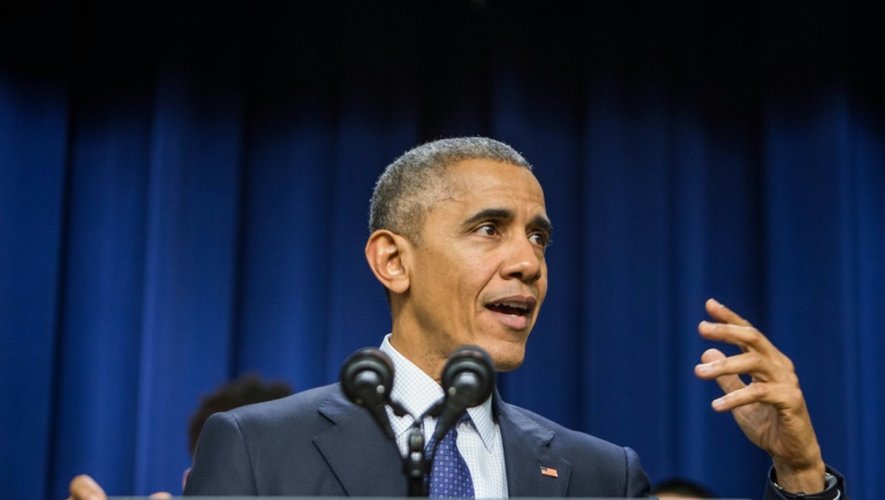 Barack Obama lors d'un discours le 14 décembre 2016 à Washington