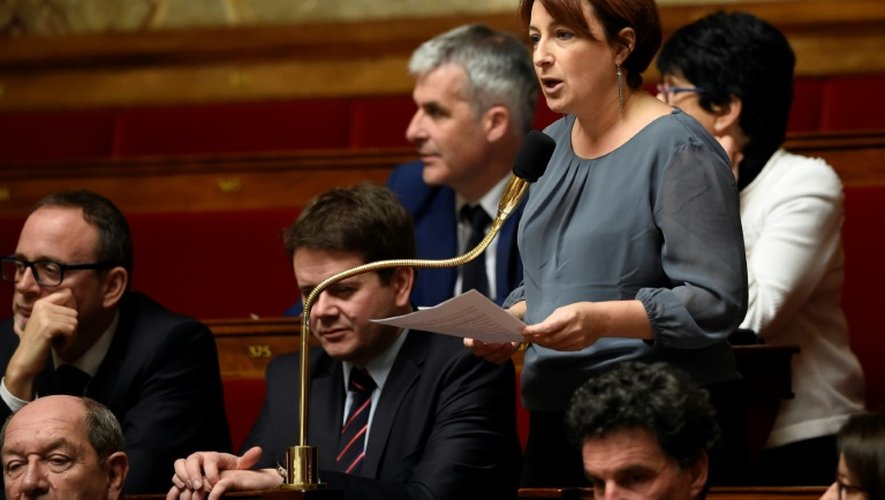 Le député écologiste Denis Baupin a été confronté vendredi à l'une de ses accusatrices, sa collègue parlementaire Isabelle Attard, ici le 20 janvier 2016 à l'Assemblée nationale