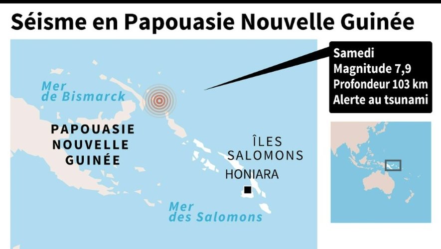 Séisme en Papouasie Nouvelle Guinée