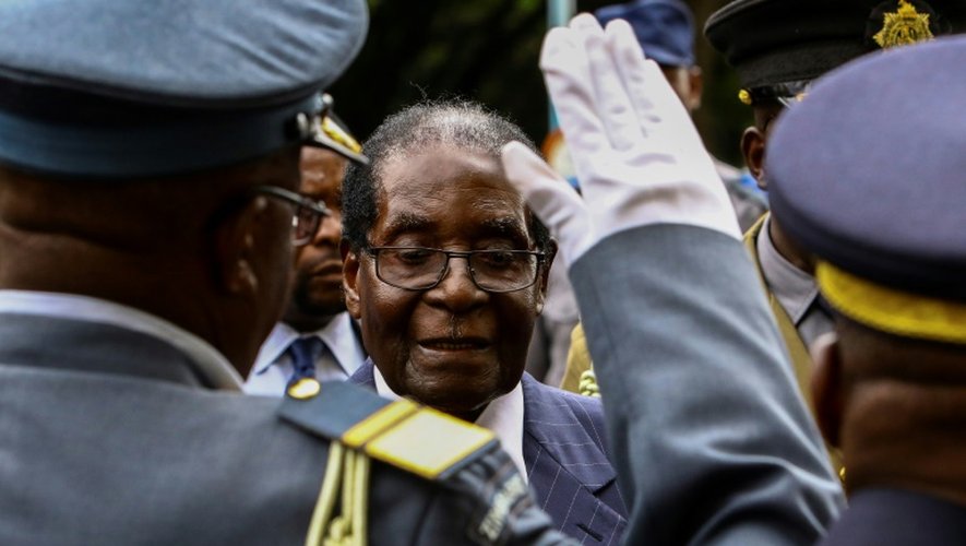 Le président du Zimbabwe, Robert Mugabe, à Harare, le 6 décembre 2016