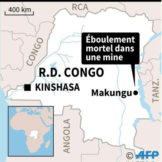 RD Congo : éboulement dans une mine