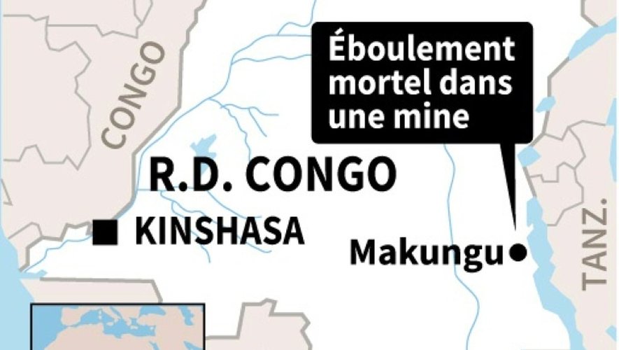 RD Congo : éboulement dans une mine