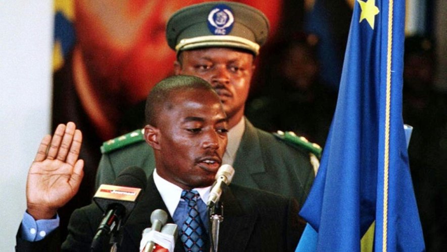 Joseph Kabila prête serment pour devenir Président de la RD Congo le 26 janvier 2001