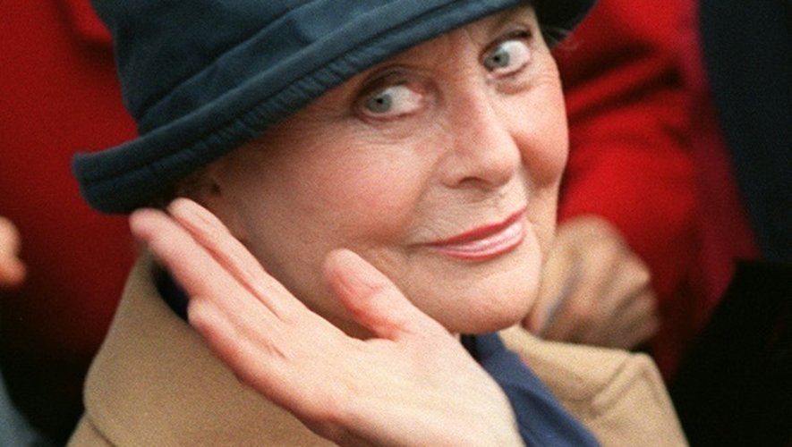 La comédienne Michèle Morgan, le 13 mai 1996 à Cannes