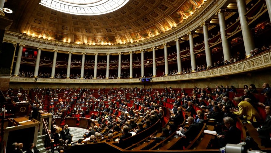 L'hémicycle de l'Assemblée nationale, en décembre 2016