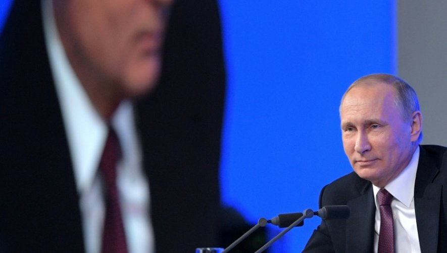 Le président russe Vladimir Poutine, le 23 décembre 2016 à Moscou