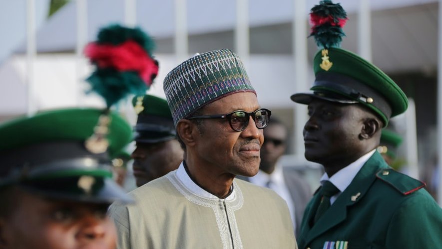 Le président nigérian Muhammadu Buhari, le 19 juin 2016 à Abuja