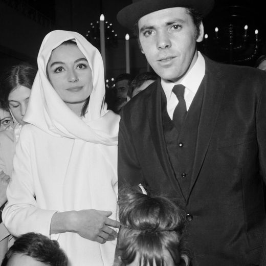 Mariage entre Pierre Barouh et Anouk Aimée, le 20 avril 1966 à Paris
