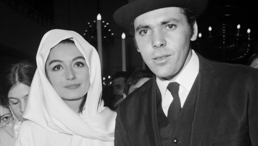 Mariage entre Pierre Barouh et Anouk Aimée, le 20 avril 1966 à Paris