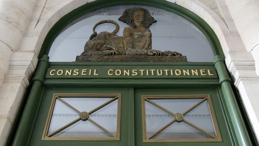 Une des entrées du Conseil Constitutionnel, le 21 février 2012 à Paris