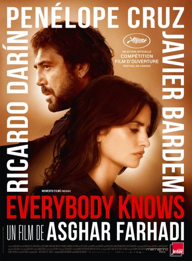 "Everybody Knows", avec Penélope Cruz et Javier Bardem, fera l'ouverture de Cannes avant de sortir sur les écrans français le 9 mai