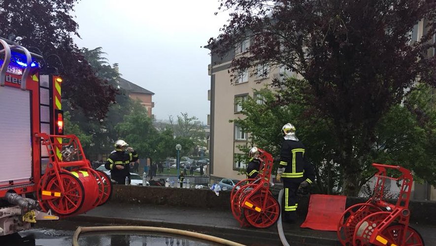 Onet-le-Château : incendie dans un immeuble, les habitants évacués