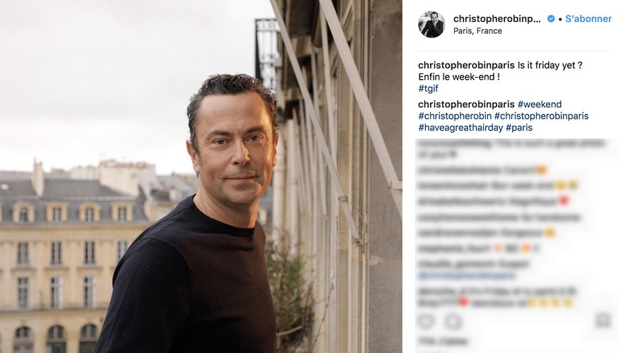 Christophe Robin Paris sur Instagram 2018