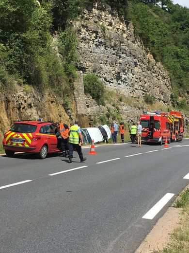 Sud-Aveyron : la circulation perturbée après un accident de la route
