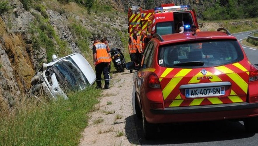 Accident du Sud-Aveyron : la victime a été évacuée vers l'hôpital