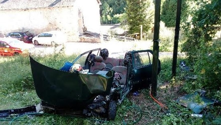 Sauveterre-de-Rouergue : un homme légèrement blessé dans un accident de la route