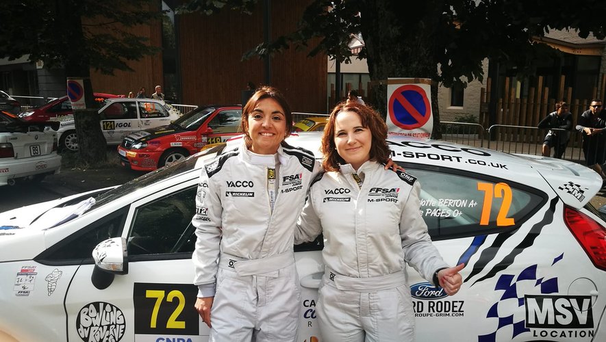 Charlotte Berton (34 ans) et Cécile Pagès (31 ans) seront à bord d’une Ford Fiesta R2 cette année.